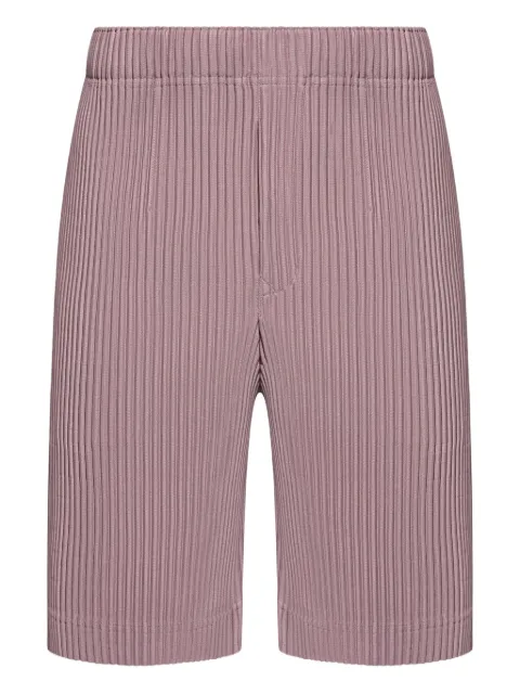 Homme Plissé Issey Miyake pleated shorts Purple HP58JF189