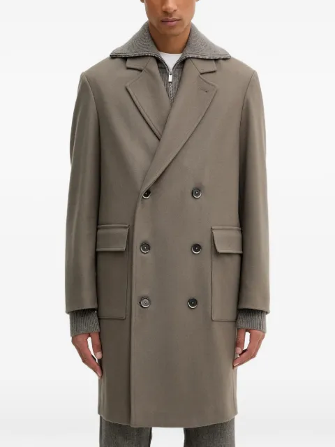 Barena double-breasted coat Grey CSU5235444
