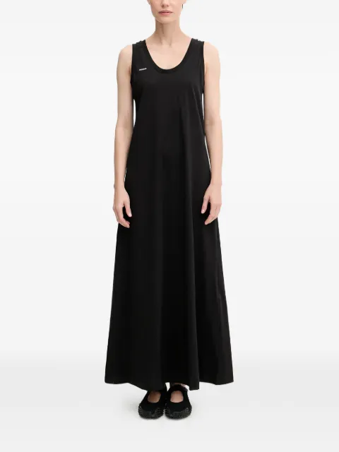 Pangaia U-neck maxi dress Black 10002554
