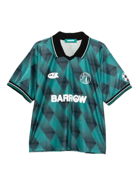 BARROW printed polo shirt Green F5BWUATH056309