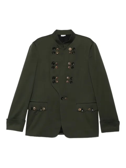 Comme des Garçons Homme Plus double-breasted button-detail jacket Green PPJ001