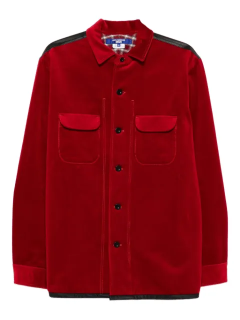 Junya Watanabe MAN panelled shirt jacket Red WPB008W25