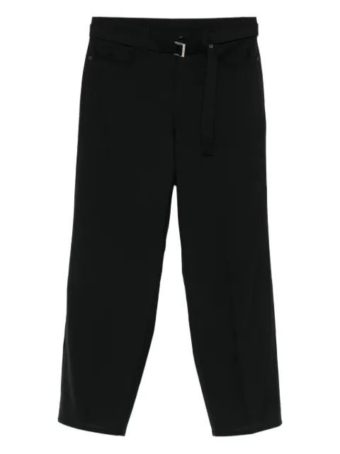 sacai belted trousers Black 2503748M