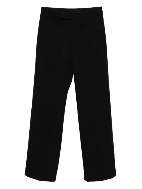 Rick Owens pressed-crease trousers Black RR02E1352WD