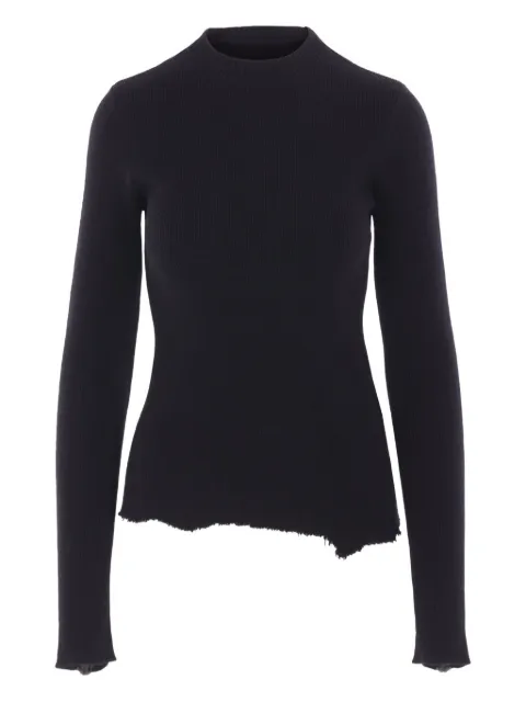 Ziggy Chen ribbed sweater Black 0W253200704