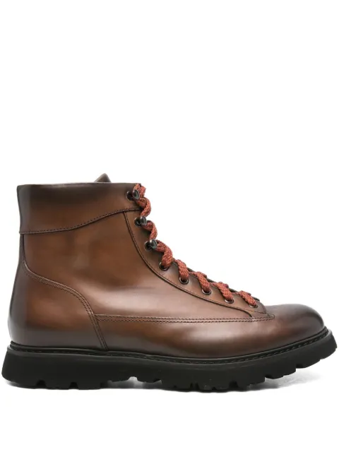 Doucal's lace-up leather boots Brown DU3236GOTNPF812NM45