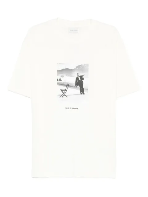 Drôle De Monsieur graphic-print T-shirt White ITS266CO195OW
