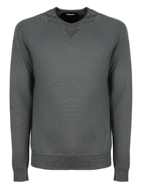 DSQUARED2 raglan crewneck sweater Grey S74HA1564D13133