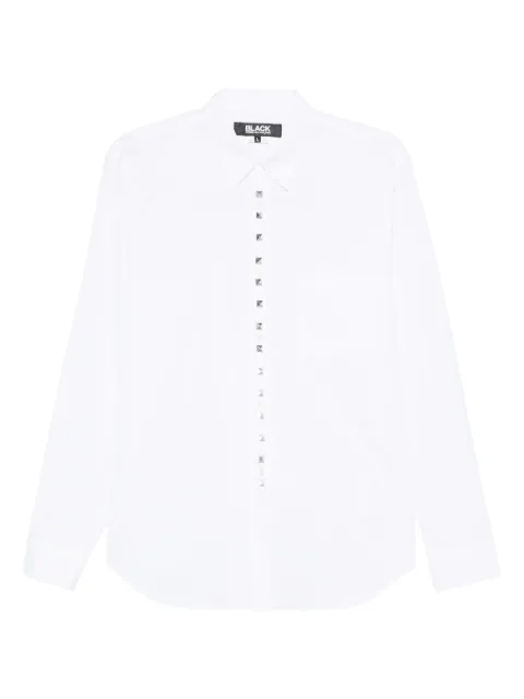 Black Comme Des Garçons cotton shirt White 1PB001W25