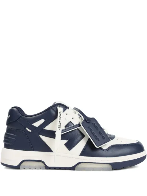 Off-White Out Of Office arrow-patch leather sneakers Blue OMIA189F25LEA0020348