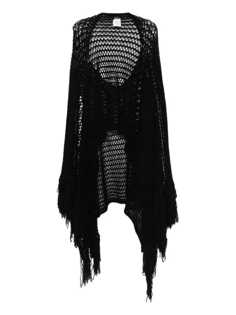 Gianfranco Ferré Pre-Owned 1990s fringed scarf Black GF600CT