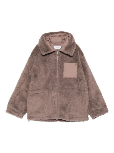 BLUEMARBLE faux-fur zip coat Brown CO28FU08B25DUS