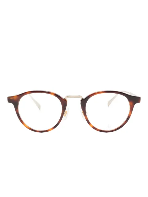 Dunhill pantos-frame glasses Brown DU0106O