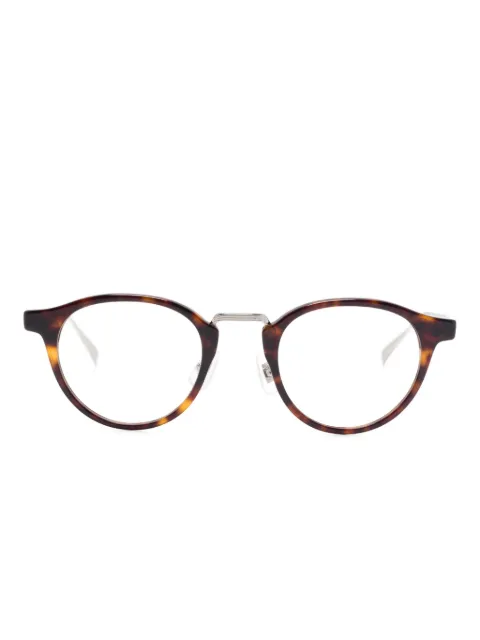 Dunhill round-frame glasses Brown DU0106O