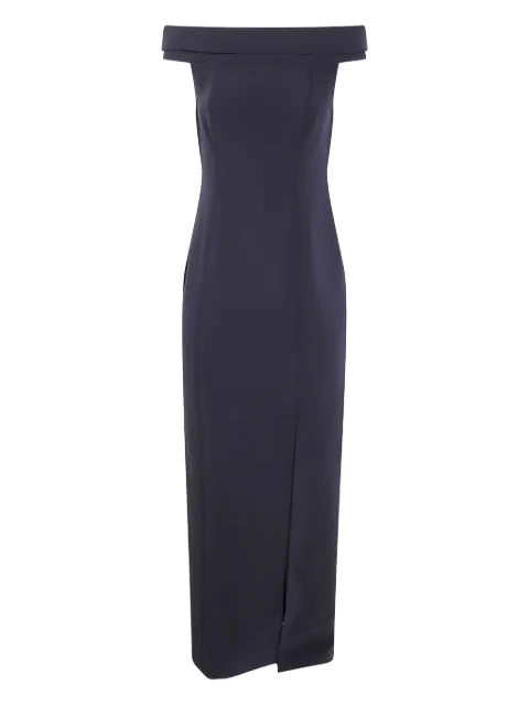 Lauren Ralph Lauren off-shoulder split maxi dress Black 253982109
