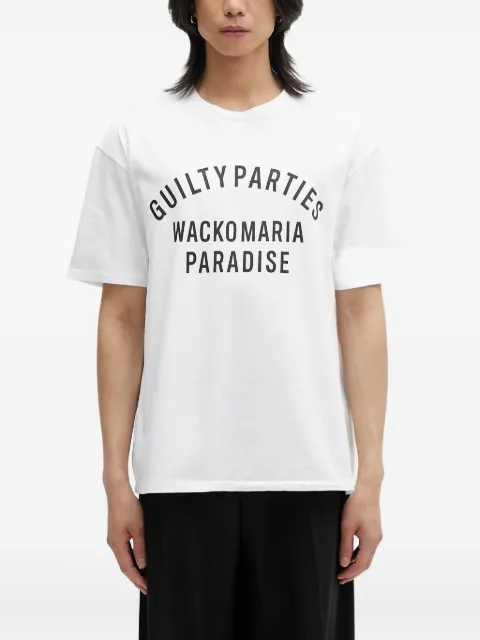 WACKO MARIA graphic-print cotton T-shirt White 25SSWMTWT10