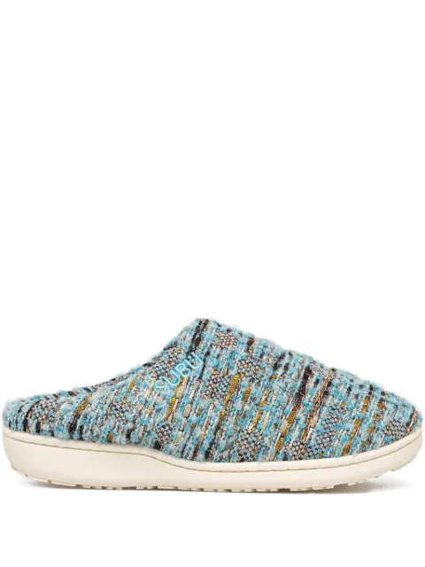 SUBU textured slippers Blue HR10