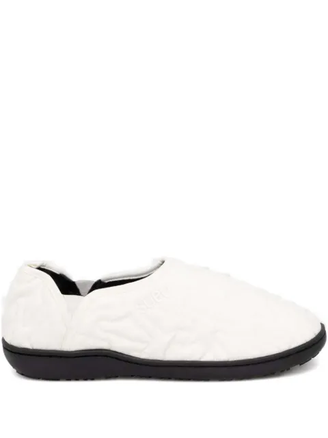 SUBU quilted slip-on slippers White SA05