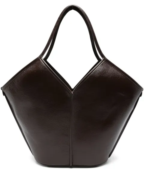 Hereu Calella leather tote bag Brown CALELLADISTRESSED