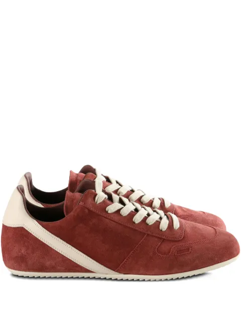 Rick Owens suede low-top sneakers Pink RP02E4895LVSLCO