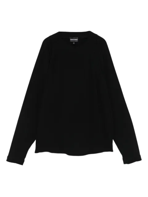 Emporio Armani long-sleeve top Black EW001963AF15990