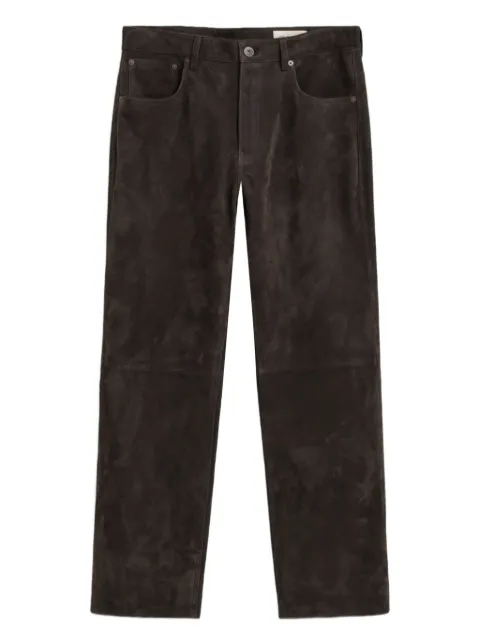 GANT 240 Mulberry Street suede trousers Brown 1000430