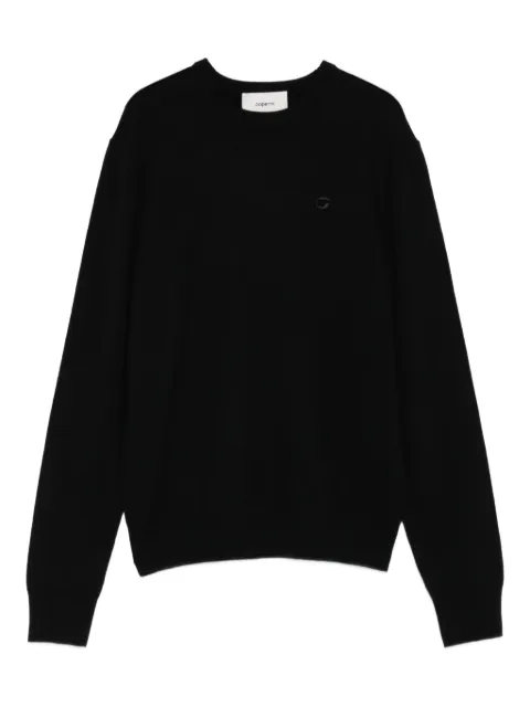 Coperni logo-embroidered wool sweater Black COPML161Y3018
