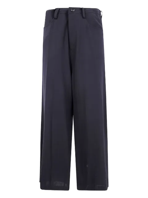 Y's button-fastening trousers Black YLP15102