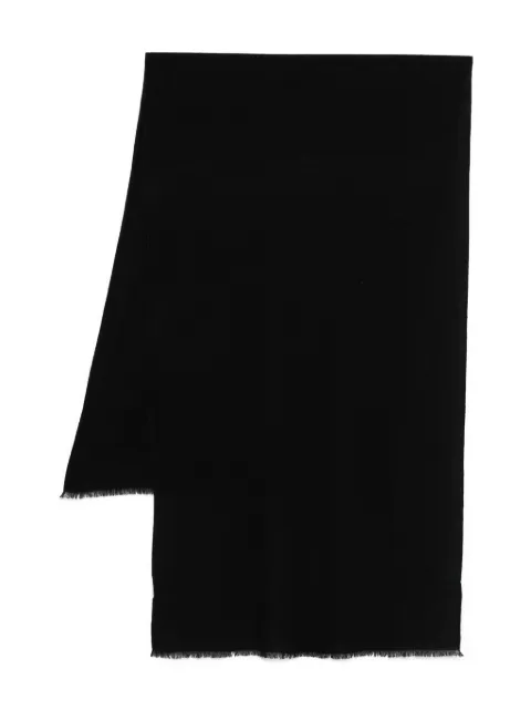 19 Andrea’S 47 frayed-edge scarf Black 8504