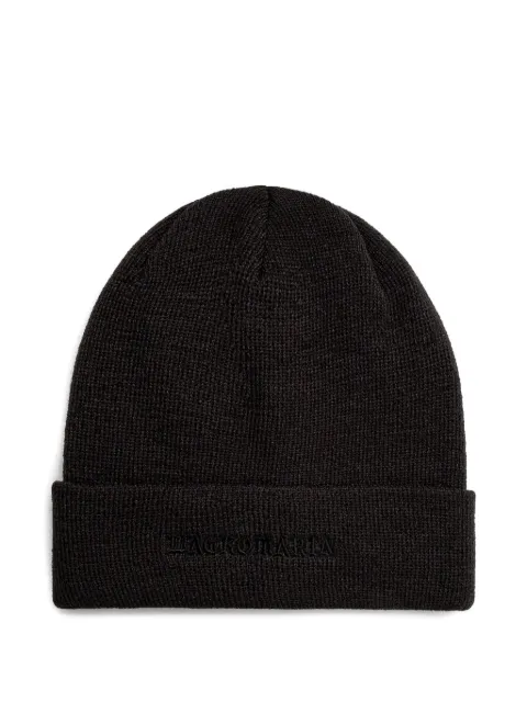 WACKO MARIA logo-embroidered beanie hat Black 24FWWMACP05