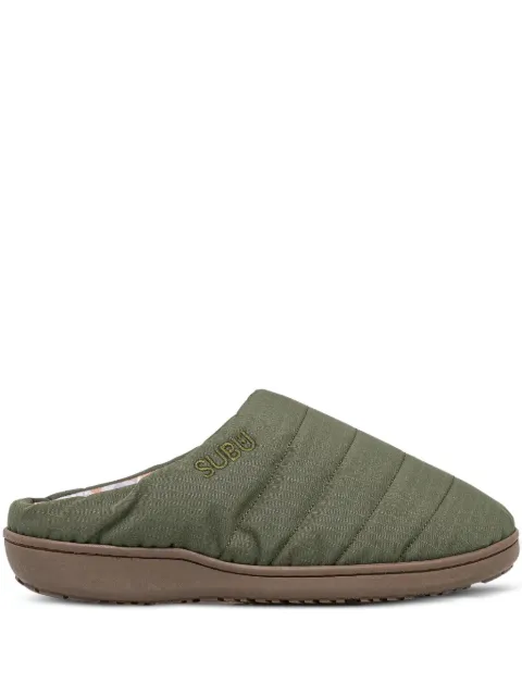 SUBU quilted slippers Green SN20