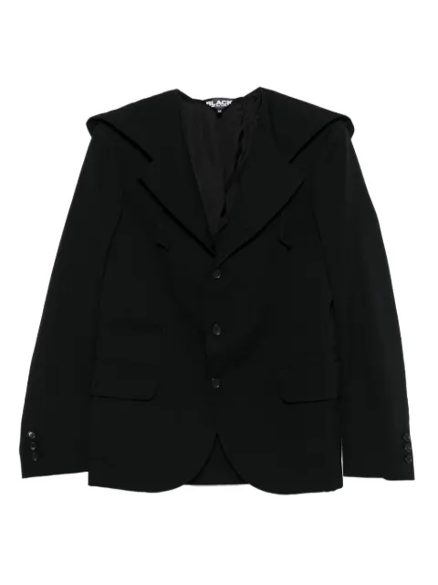 Black Comme Des Garçons hooded jacket Black 1PJ007