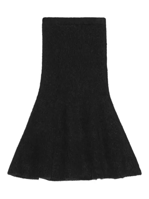 REMAIN knit flared midi skirt Black 503071100