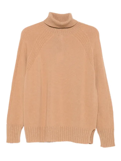 TWINSET turtleneck ribbed sweater Neutrals 252TP3582