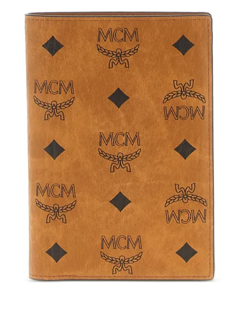 MCM Ottomar monogram passport holder Brown MXVFATT01CO