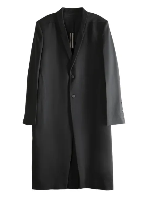 Rick Owens single-breasted coat Black RR02E1911WD