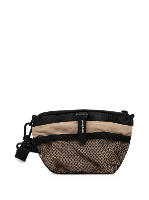 Côte&Ciel Orba mesh-panel belt bag Neutrals 29164