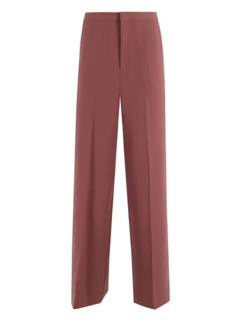 Isabelle Blanche wide-leg trousers Red IS25FWP057T001097