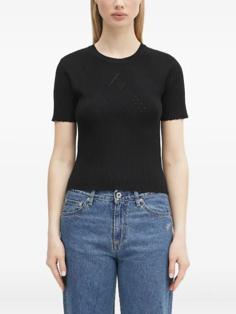 Kenzo ribbed top Black FF52PU4983CW