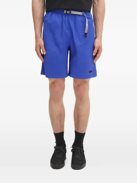 Gramicci buckle-waist shorts Blue G4SMP146