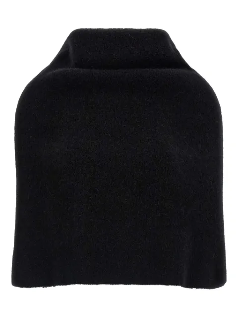 Rick Owens Cowl hooded-collar cape Black RR02E1491KWP