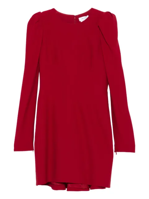 Alexander McQueen puff-sleeve fitted dress Red 847913QEAAA