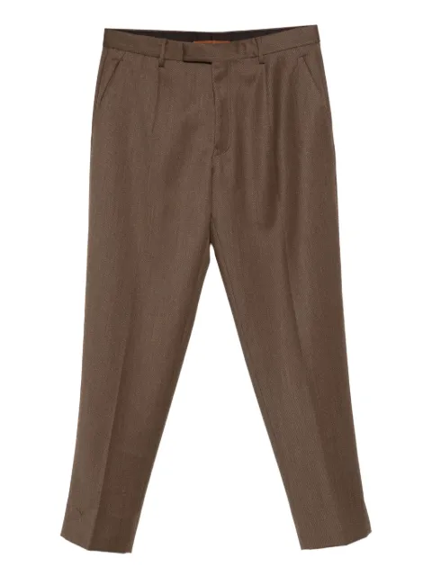 Zegna tailored wool trousers Brown UGI11A2TP45