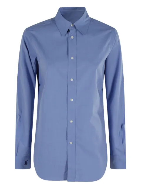Polo Ralph Lauren embroidered-logo button-down shirt Blue 211941509001