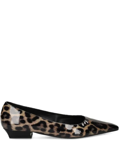 Ras leopard-print pointed-toe pumps Neutrals 8307
