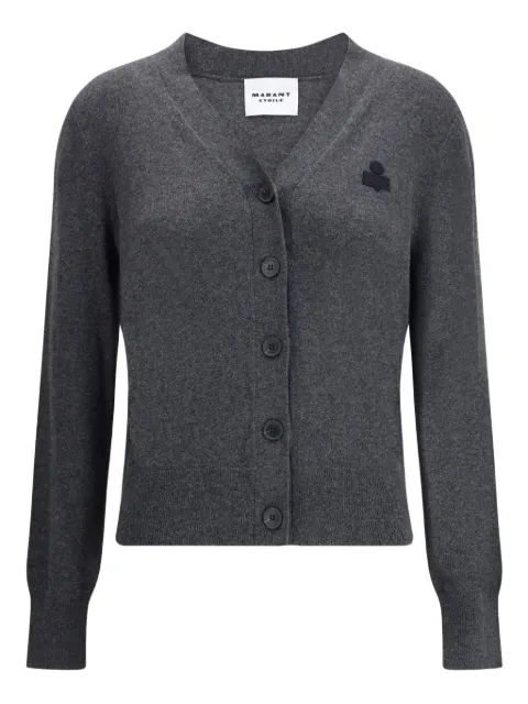 MARANT ÉTOILE Karina cardigan Grey CA0104FAC1L17E02AN