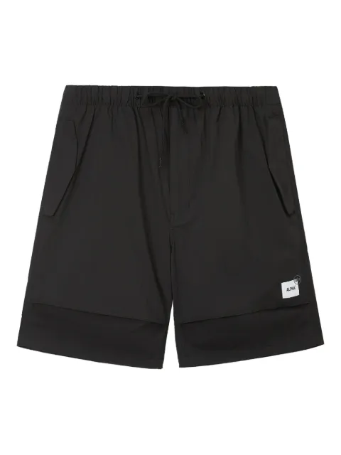 Alpha Industries layered side-pocket shorts Black AISP0021