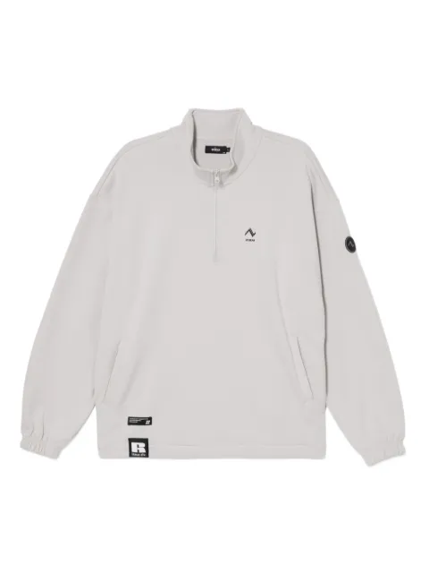 izzue logo-printed sweatshirt Grey IZXSWM00352X