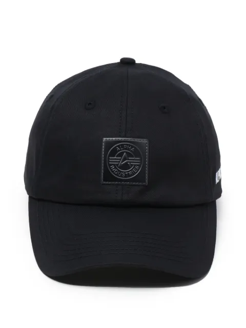 Alpha Industries logo-patch baseball cap Black AICP1098