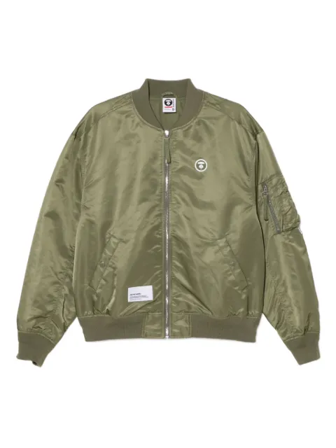 AAPE BY *A BATHING APE® logo-patched jacket Green ALJ7728XXP
